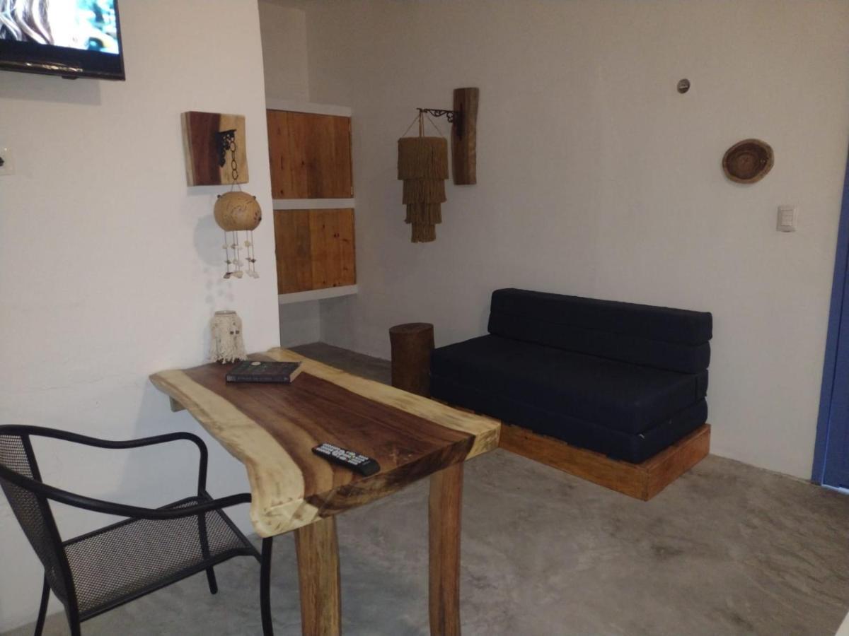 Mio Tulum Hotel Boutique 外观 照片 A living room in a hotel in Greece